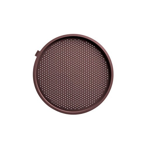 Lekue Lékué 14" Perforated Pizza Crisper Mat for Home Baking (Brown) Holes Make for Crispy Nutritious Pizza, 100% Silicone, BPA-Free, Heat-Resistant & Dishwasher Safe, Rolls up for Optimal Storage - Image 2