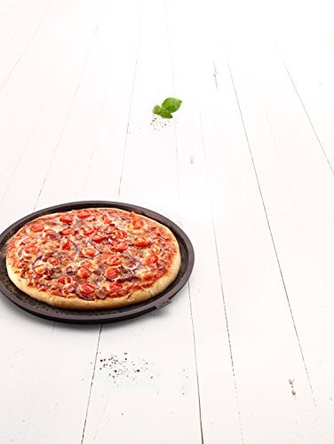 Lekue Lékué 14" Perforated Pizza Crisper Mat for Home Baking (Brown) Holes Make for Crispy Nutritious Pizza, 100% Silicone, BPA-Free, Heat-Resistant & Dishwasher Safe, Rolls up for Optimal Storage - Image 5