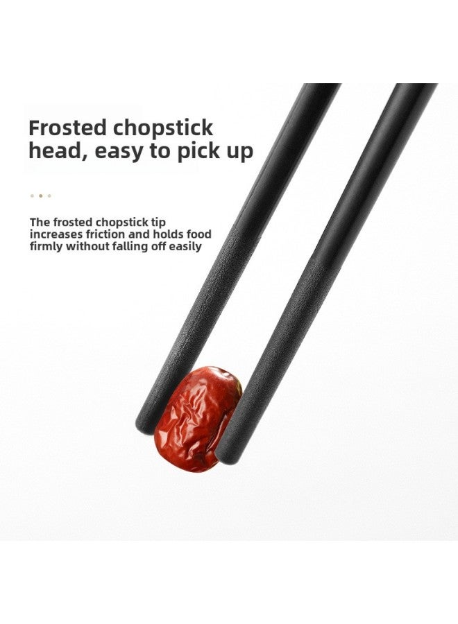 Cross-border Household Chopsticks High-grade Alloy High-temperature Resistant Family Special Non-slip Food Grade Chopsticks Suit Wholesale-Color:Alloy Chopsticks 1 Pair (1.38 Yuan/pair)  - Image 4