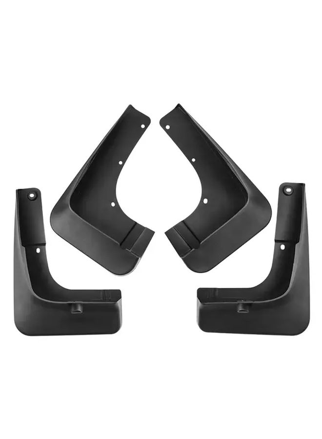 Black Mudguards Compatible With Mitsubishi Outlander 2015 2016 2017 2018 2019 2020 Protective Car Tire Mud Flap Set Wheel Cover Heavy Duty Off Road Accessories - Image 3