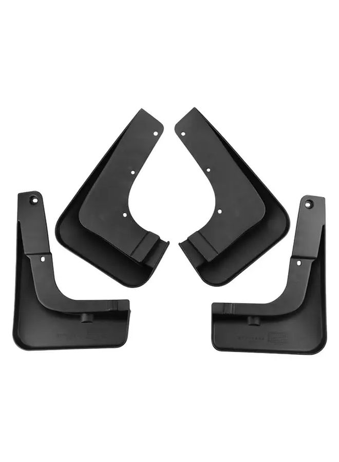 Black Mudguards Compatible With Mitsubishi Outlander 2015 2016 2017 2018 2019 2020 Protective Car Tire Mud Flap Set Wheel Cover Heavy Duty Off Road Accessories - Image 2