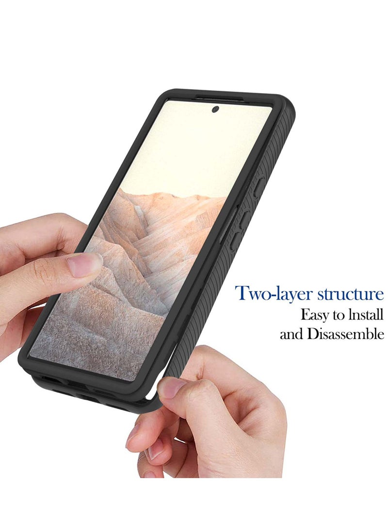 SYOSI Case for Google Pixel 7 Pro, Compatible with Google Pixel 7 Pro 5G 2022 Shockproof Pc+tpu Protective Cover Hybrid Armor Clear Bumper Cover Case for Google Pixel 7 Pro 5G 2022 - Image 5