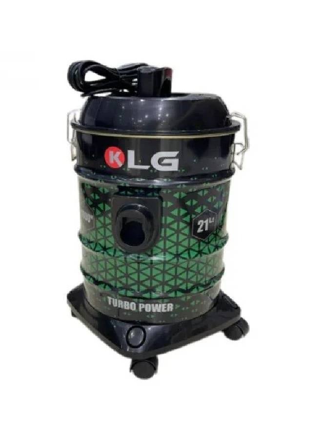 KLG Barrel Vacuum Cleaner - 21 Liters - 1800 Watts - Green - KLG1800G - Image 2