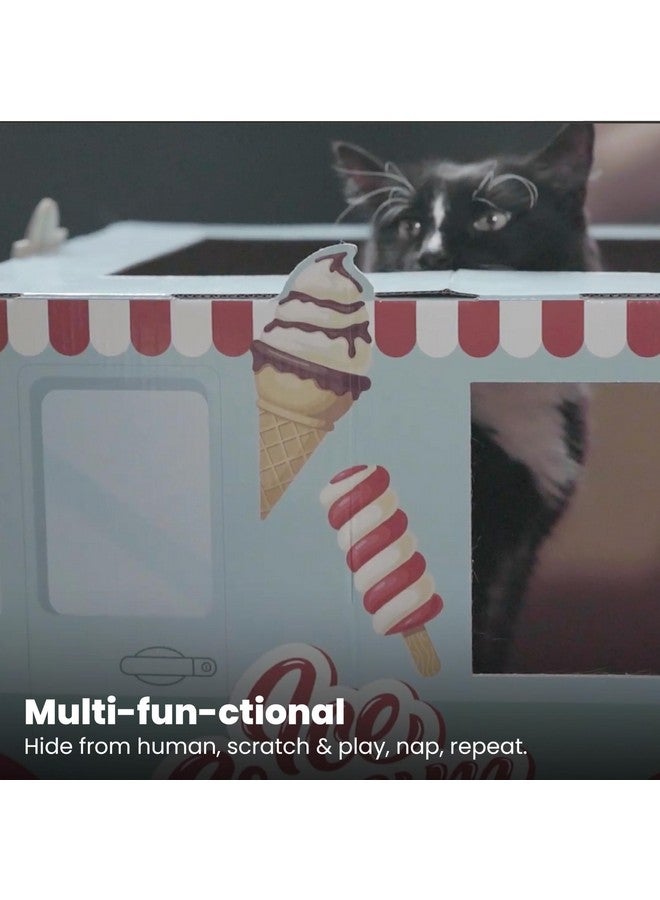 مراحل القطط شاحنة آيس كريم من Catstages Kitty Cat Play Condo - Image 3