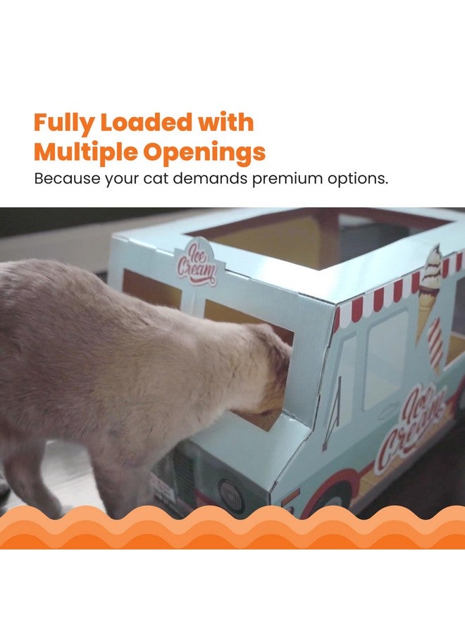 مراحل القطط شاحنة آيس كريم من Catstages Kitty Cat Play Condo - Image 4
