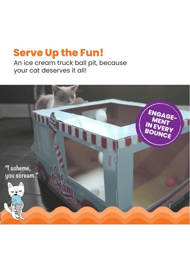 مراحل القطط شاحنة آيس كريم من Catstages Kitty Cat Play Condo - Image 2