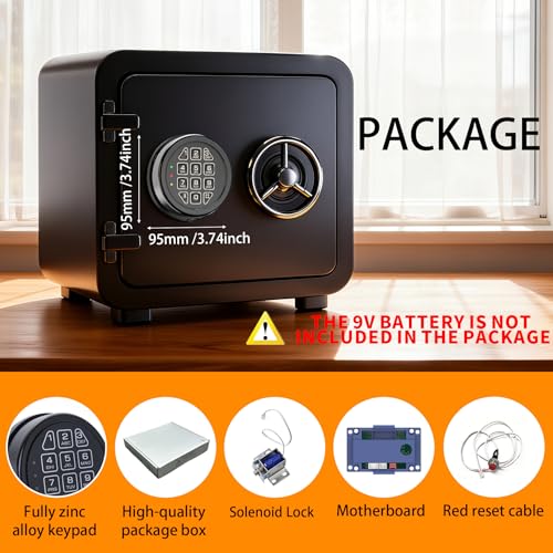 La Macaza Electronic Safe Lock Replacement Keypad with Solenoid Lock, Gun Safe Lock with Programmable Electronic Keypad, Lock Fits High Security Safe Box and Security Cabinet - Image 4