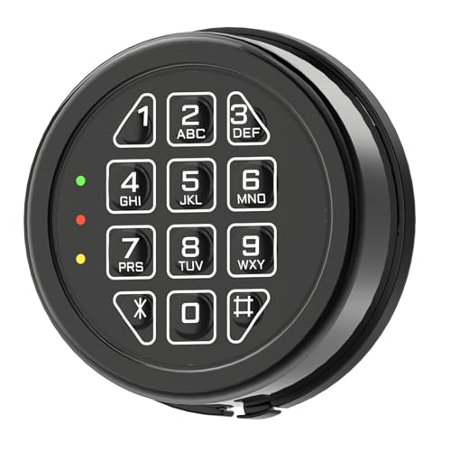 La Macaza Electronic Safe Lock Replacement Keypad with Solenoid Lock, Gun Safe Lock with Programmable Electronic Keypad, Lock Fits High Security Safe Box and Security Cabinet - Image 1