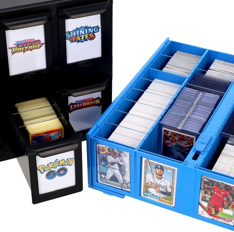 BCW Clear Partitions  12 Pack  Compatible With Card Bins  6 Drawer Catalog  Trading Card Storage  Organization  Durable Divider System for Protection  Bin Partitions Dividers - Image 5