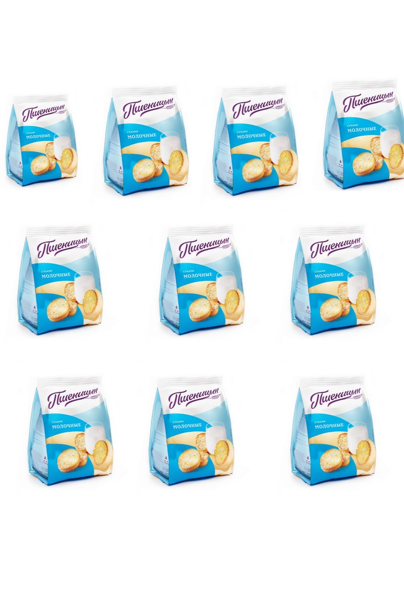 Pshenitsyn Rusks Milky Luxe (Ageevskiy),  200 gm (Pack of 10) - Image 1