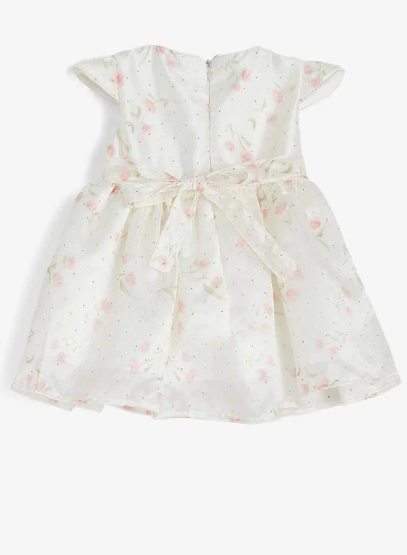 Ripples  Girls Blush Floral party Dress for Women | Best Price UAE