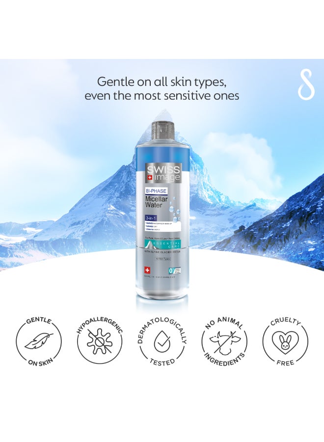 Swiss Image-Essential Care  Bi-Phase Micellar Water 400Ml - Image 2
