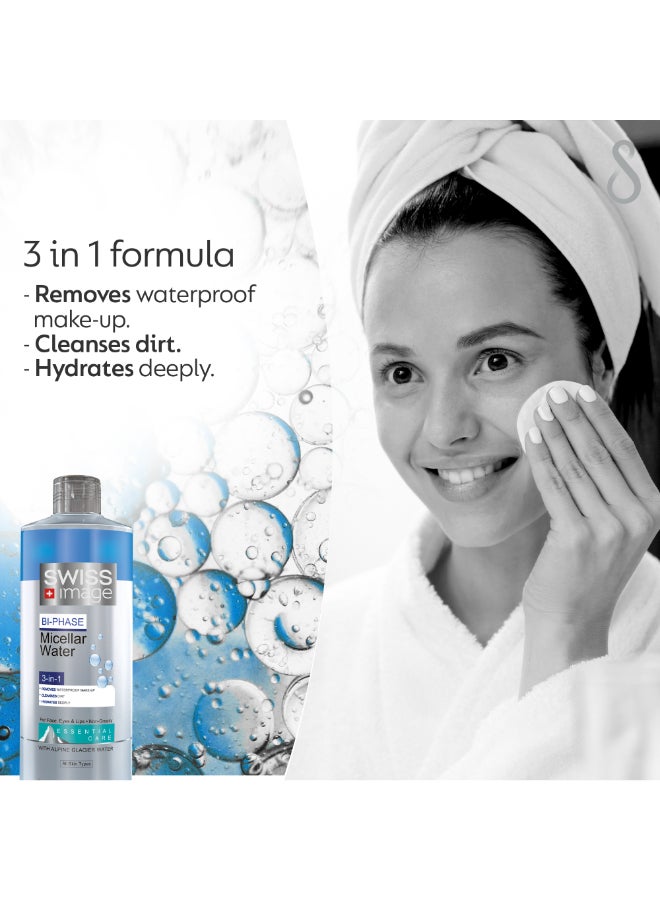 Swiss Image-Essential Care  Bi-Phase Micellar Water 400Ml - Image 1