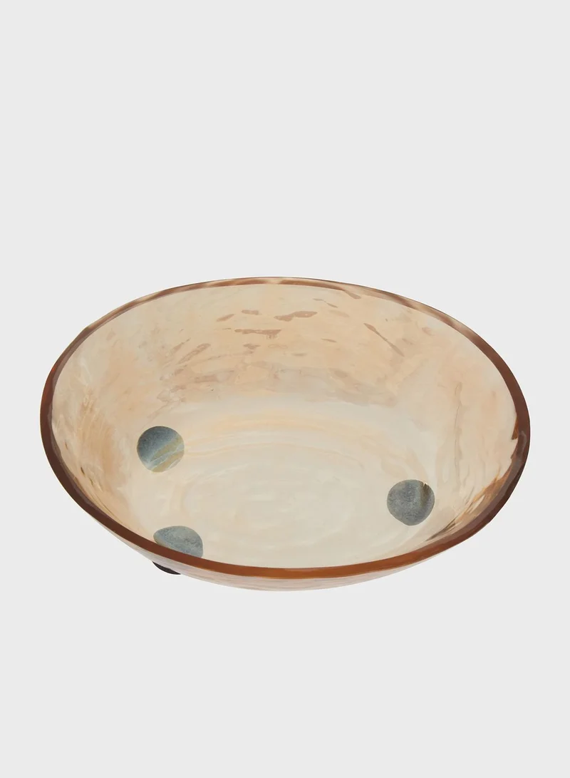 Premier Allegra Gold Glass Soap Dish
