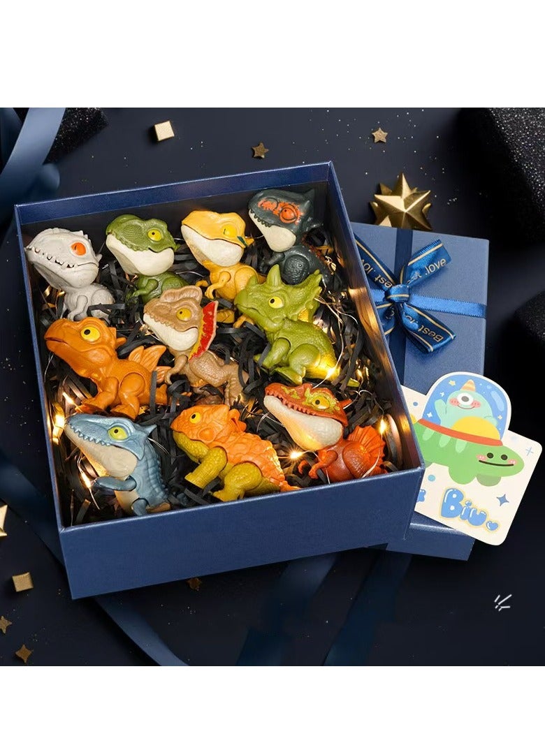 10PCS Biting Finger Dinosaurs Toy, Dinosaurs Collectibles for Display, Fun Snap Squad Dino Toys, Jurassic World Dinosaur Toys, for 3+ Year Old Kids Birthday Gift Dino Party Gift Decorate for Kids - Image 1