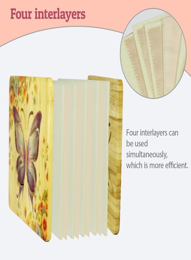 Zoravell Microwave Flower Press Kit for Pressed Floral Art – 6.5”x6.5” Dual-Sided Design with Venting Holes, 5-Layer Capacity, DIY Pressed Flower Frame & Dried Flowers Crafts - Image 5