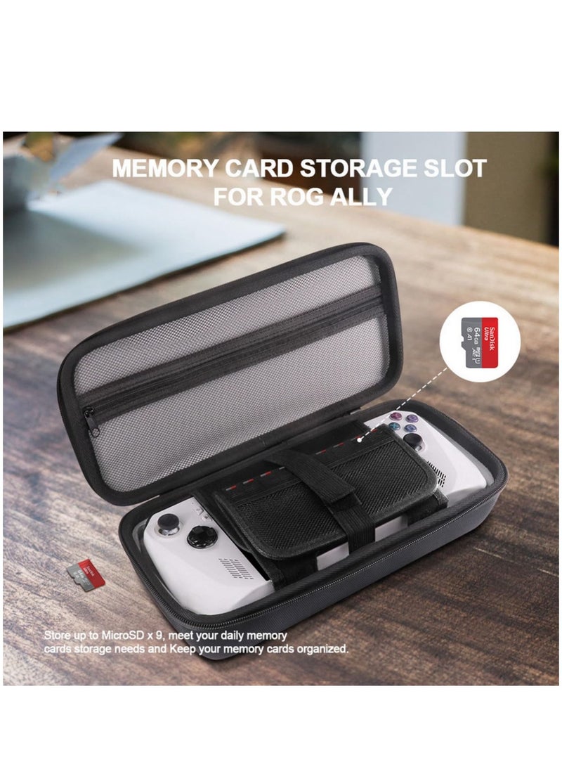 Portable Storage Bag for ROG Ally Handheld EVA Pressure-proof Drop-proof Powerful Storage Charger Earphone Game Console  - Image 3