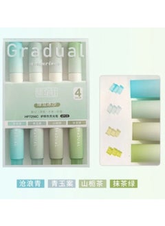Kawaii Green Gradual Aesthetic Green Highlighter Set  - Image 4