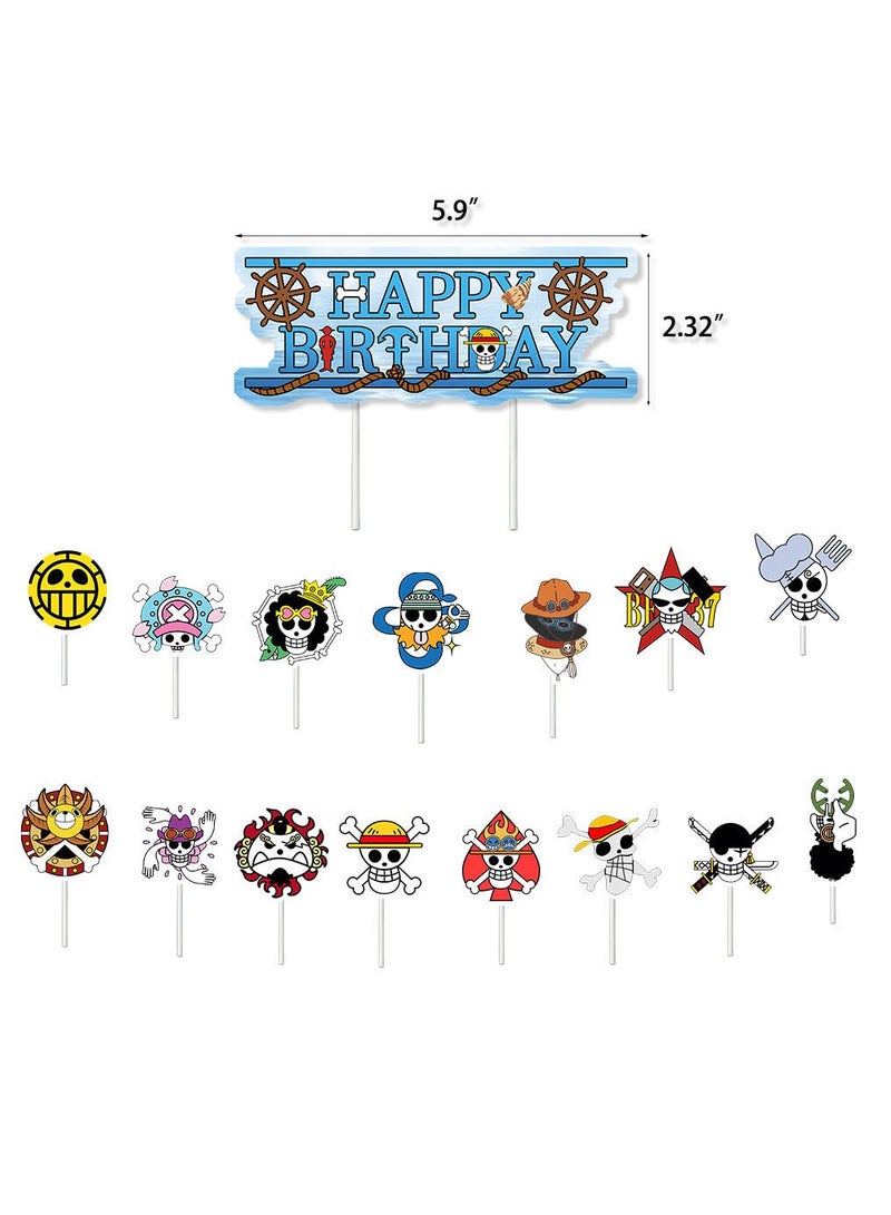 مجموعة تزيين حفلات أعياد الميلاد من قطعة واحدة، لافتة عيد ميلاد سعيد، تزيين الكيك، بالونات علوية للأولاد والبنات، زينة عيد الميلاد - Image 4