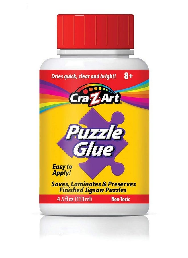RoseArt - 4.5 Oz. Jigsaw Puzzle Glue With Applicator - Image 1
