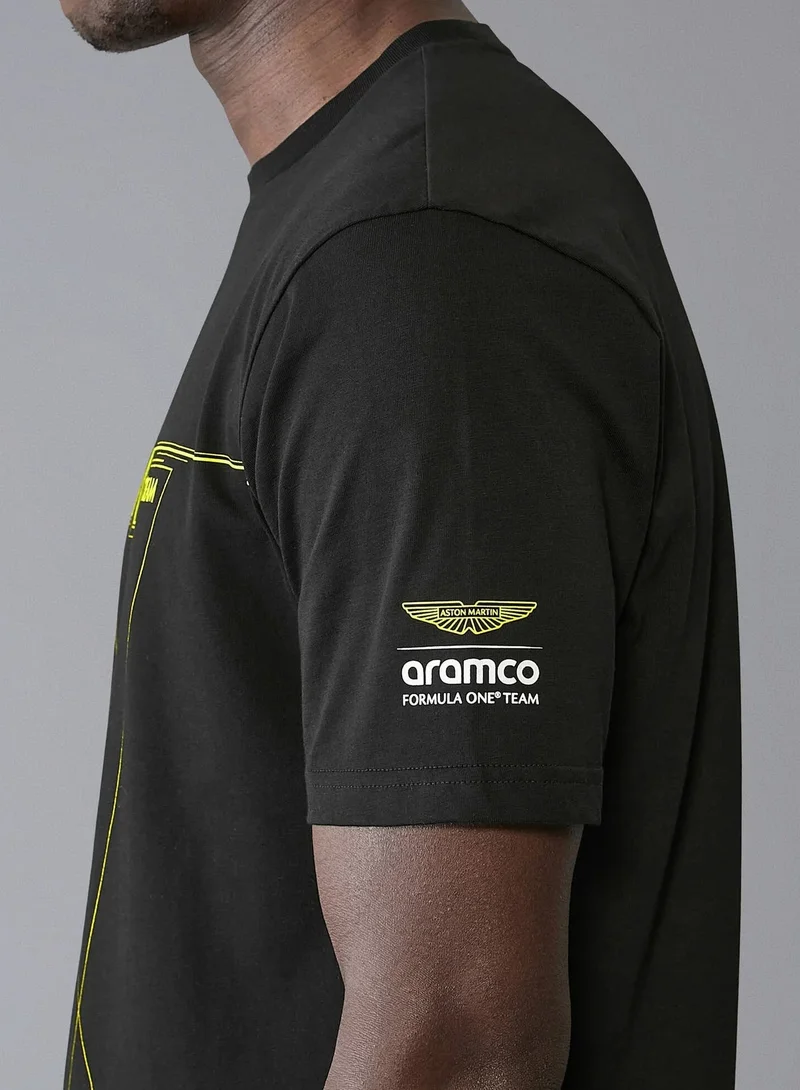 Aston Martin  ASTON MARTIN F1 FW LIFESTYLE PRINTED T-SHIRT 3 for Men | Best Price UAE