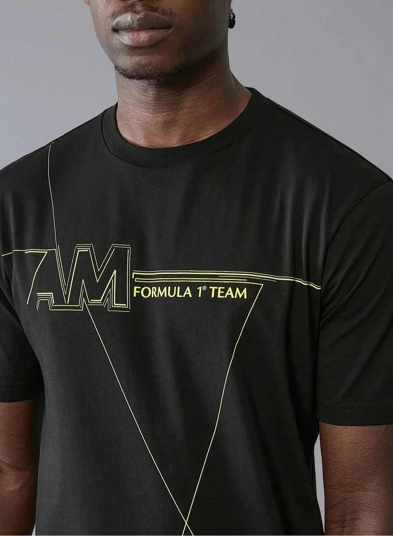 Aston Martin  ASTON MARTIN F1 FW LIFESTYLE PRINTED T-SHIRT 3 for Men | Best Price UAE