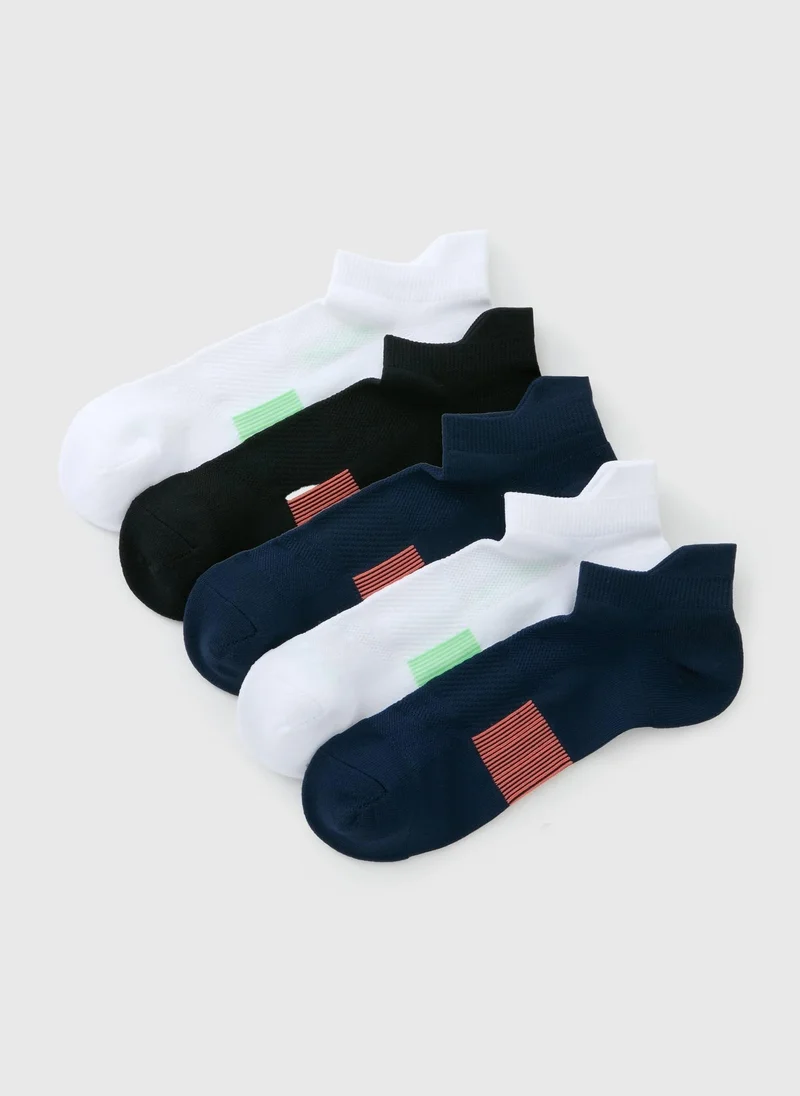 Matalan 5 Pack Souluxe Trainer Socks