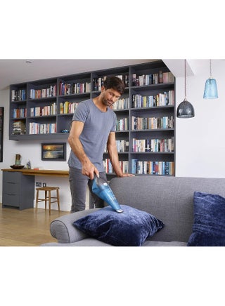 Cordless Dustbuster Handheld Vacuum Cleaner, Wet & Dry, 7.2V 1.5Ah Li-Ion Battery, 385ml Capacity, Includes Charger Base, 385 ml 10.8 W WDC215WA-B5 Blue/Grey - view 3