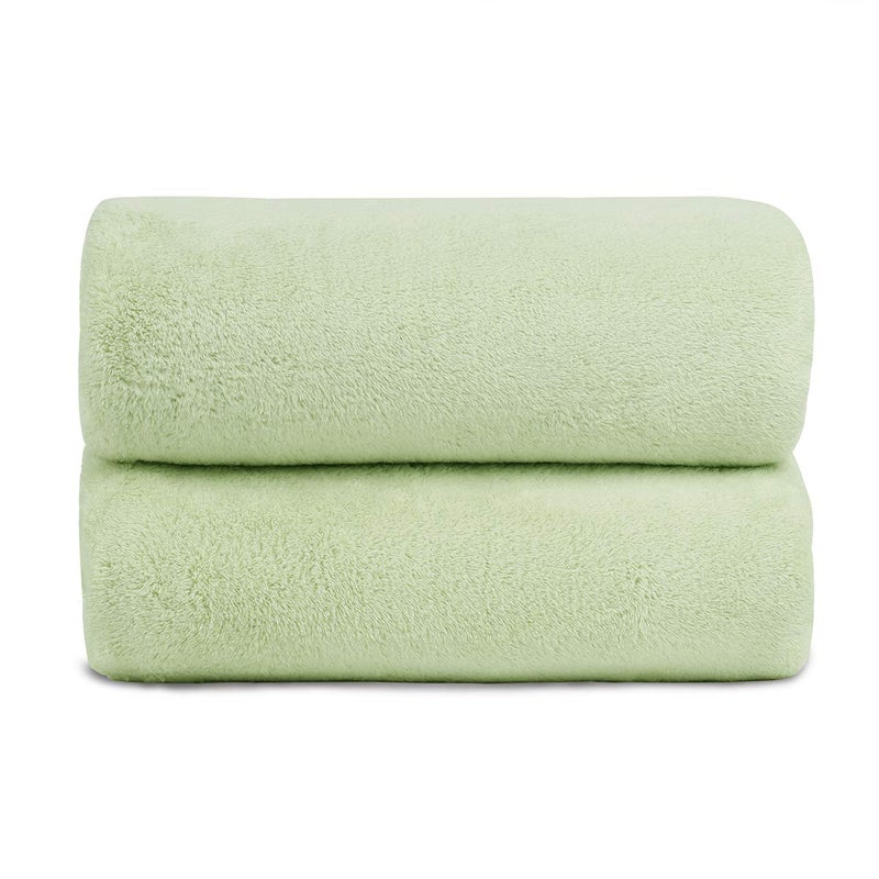 جي ام ال مناشف JML الفاخرة للفنادق والسبا (2 حزمة 30 "" x60 "") - مجموعات مناشف الصوف عالية الكثافة 350GSM - ناعم فائق وامتصاص من منشفة حمام كبيرة الحجم مقاومة للحفاظ على الحافظة - Image 2