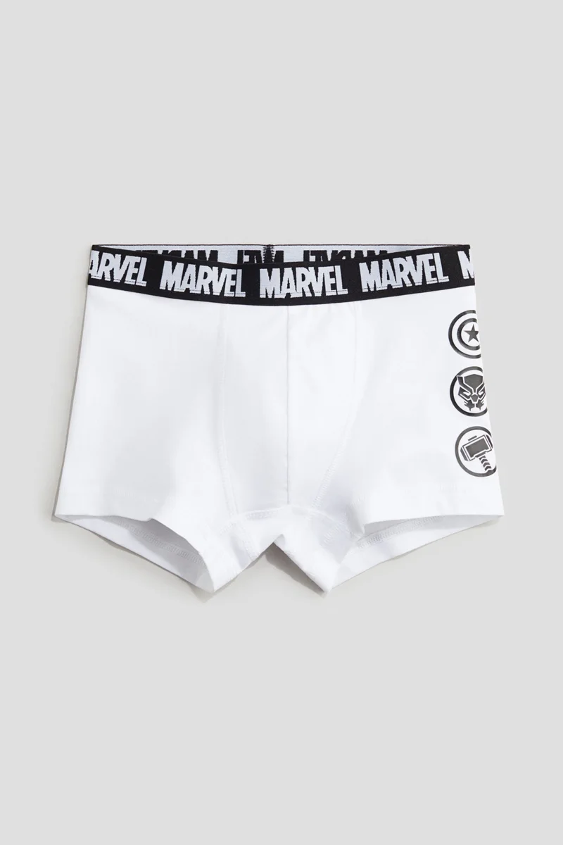 H&M 5-pack print-motif cotton boxer shorts