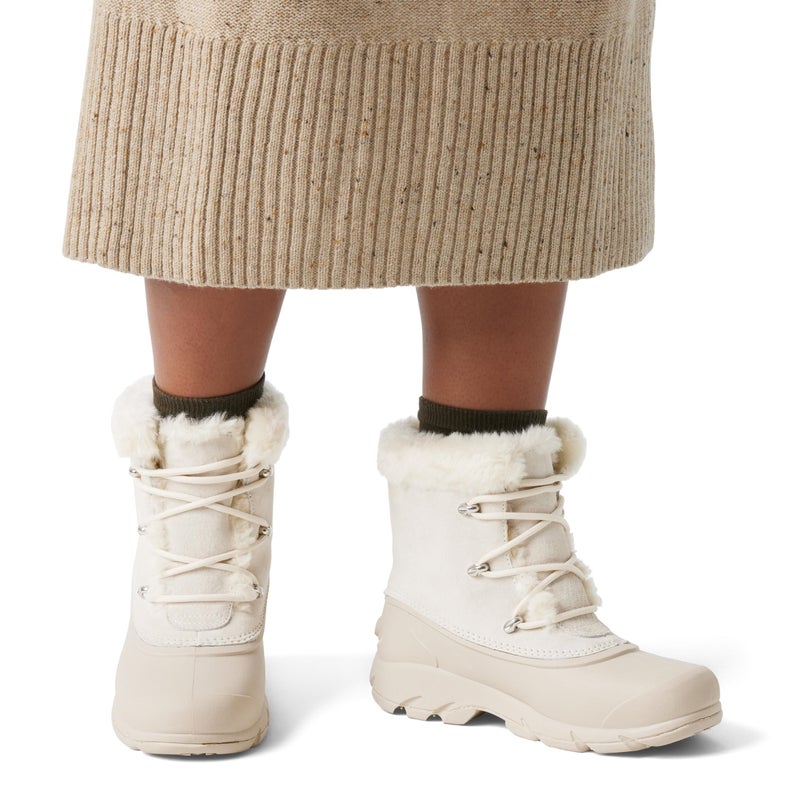 SOREL Women's Snow Angel Boot - Chalk, Light Clay - 6 - Image 2