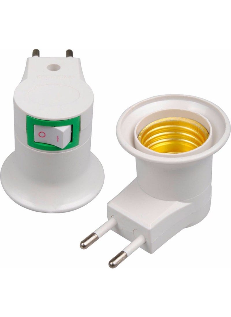 Elektronikucuz - Electroniccheap On/off E27 Socket Plug Socket Bulb Plugable Plug Socket Switched Socket Socket Night Light Plug and Play - Image 1