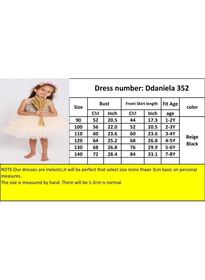 D'Daniela Tiered Tulle Dress
