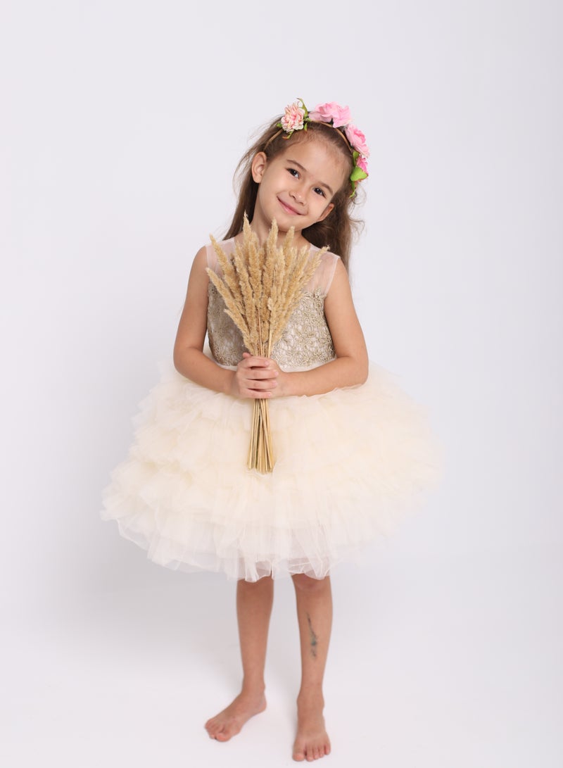 D'Daniela Tiered Tulle Dress - Image 5