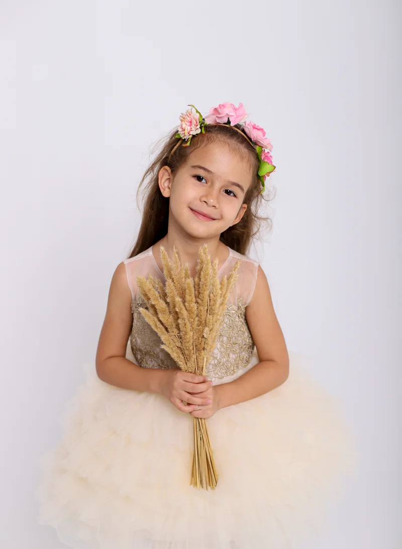 D'Daniela Tiered Tulle Dress