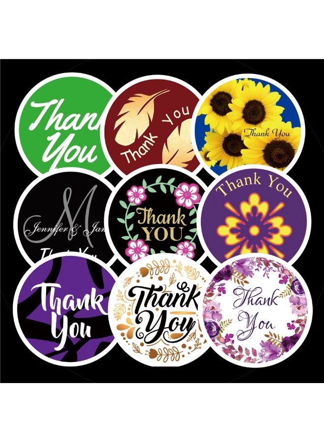 NIBEMINENT 60 Pcs THANK YOU Deco Kit Waterproof Stickers, High Definition Printing Bright Colors, Suitable for Laptop Skateboard Luggage Water Bottle Guitar DIY - Image 3