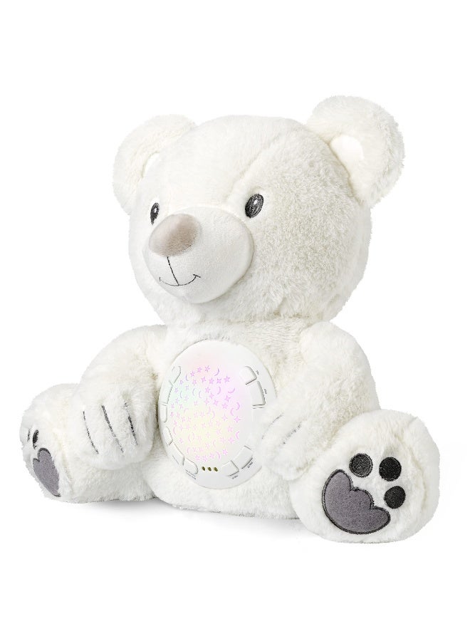 Baby Sleep Soother, Mom's Heartbeat Lullabies Soothing Sounds White Noise Machine, Auto-Off Timer Night Light Projector, Unique Toy Gifts for Babies - Image 1