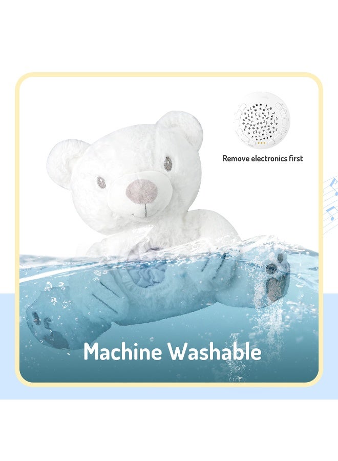 Baby Sleep Soother, Mom's Heartbeat Lullabies Soothing Sounds White Noise Machine, Auto-Off Timer Night Light Projector, Unique Toy Gifts for Babies - Image 5