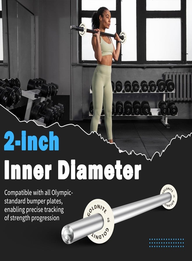 GOLDNITE Change Plates 1.25LB Set Rubber Coated Fractional Weight Plates Olympic Bumper Plates - Barbell Weights for Strength Training, CrossFit, Home Gym Workouts Powerlifting - Image 4