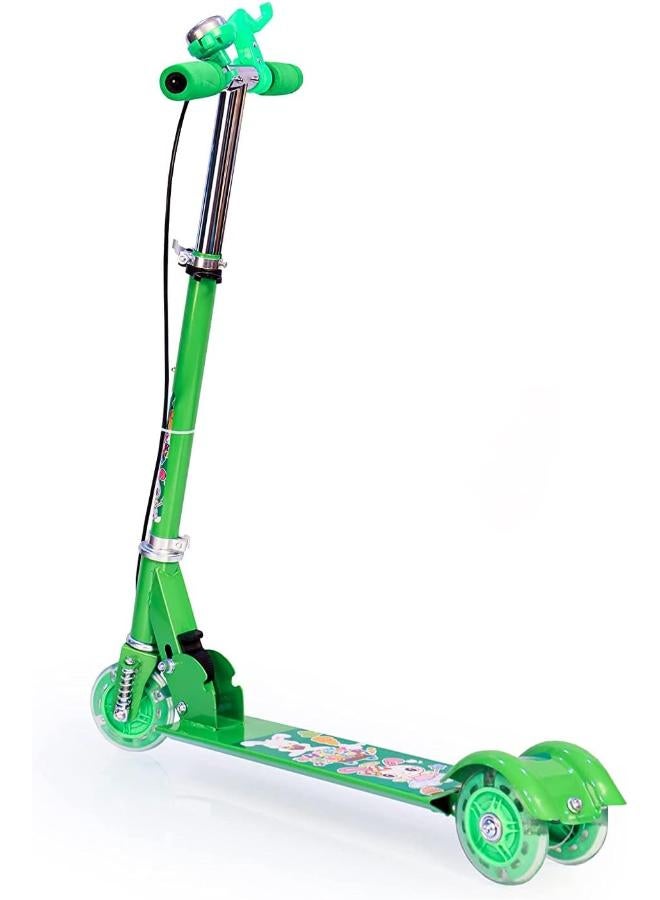 سكوتر أطفال قابل للتعديل بعجلات LED وامضة - Image 3