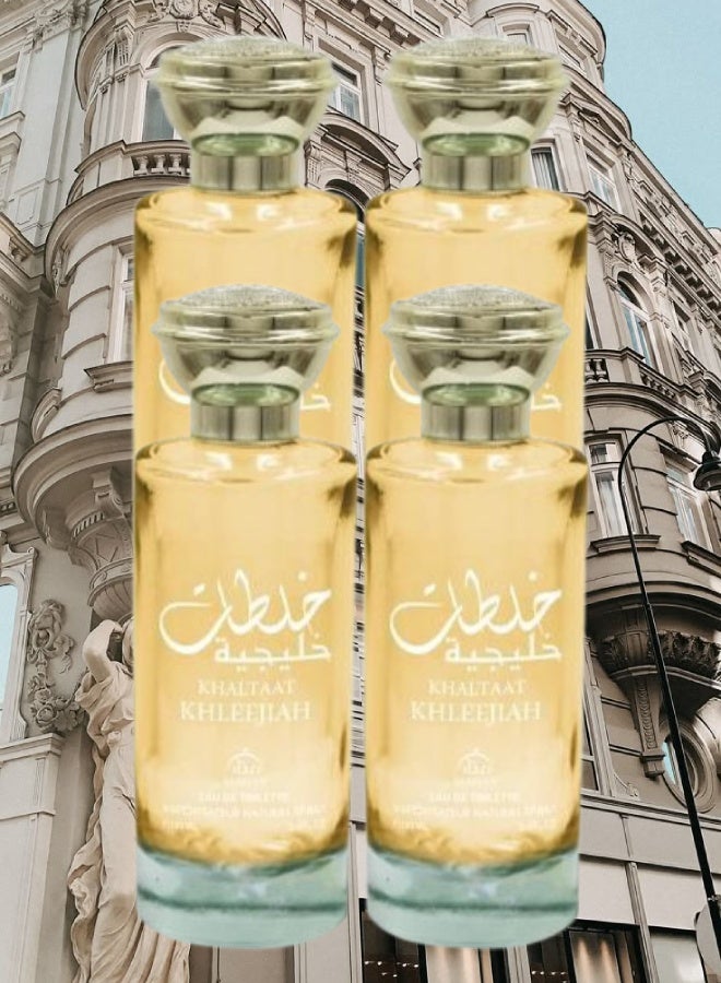 manar 4 Pieces Khaltaat Khleejiah Perfume 100ML - Image 1