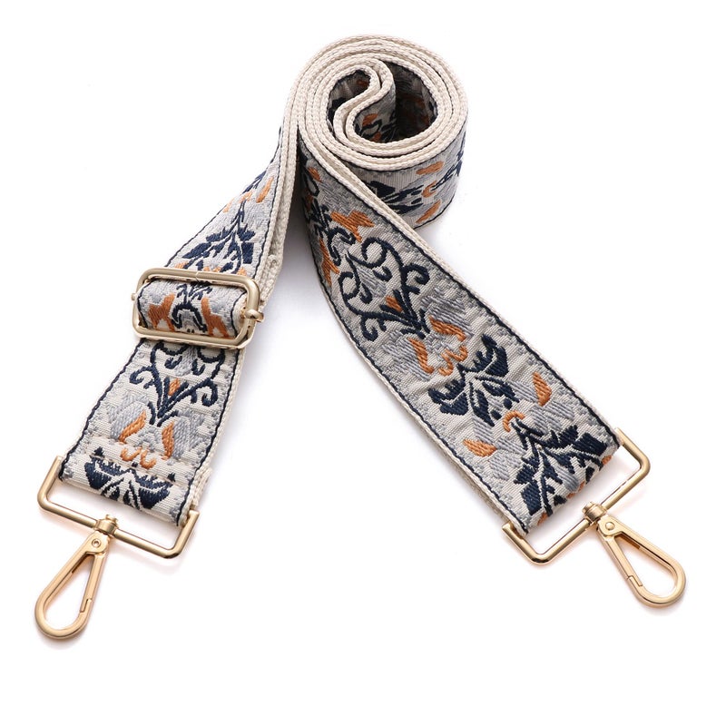 S-Jacorry Purse Strap Replacement Crossbody Wide Shoulder Strap Adjustable Canvas Straps Handbag Strap Replacement Belts - Image 2