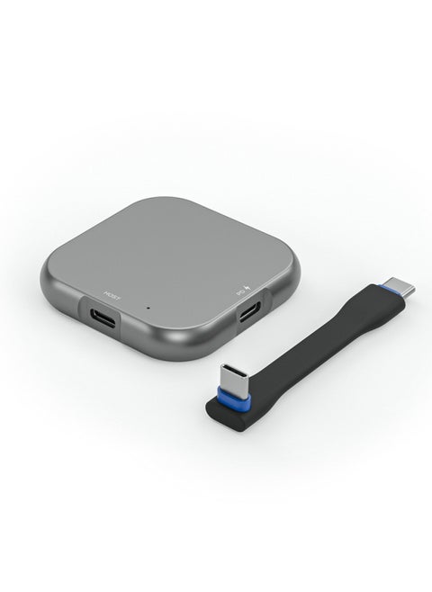 M.2 2230 NVme SSD Enclosure Magnetic Mobile Hard Disk Case With PD100W Fast Charge-Color:Magnetic Card Reader
