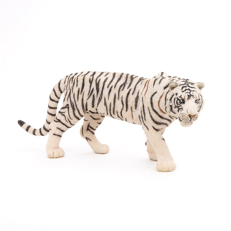 Papo - White Tiger - Realistic Figurine - for Ages 3+ - Wild Animal Kingdom Collection - Hand Painted - Highly Detailed - Durable and Educational - Gift Idea - Collectable - White Tiger Toy - Image 3