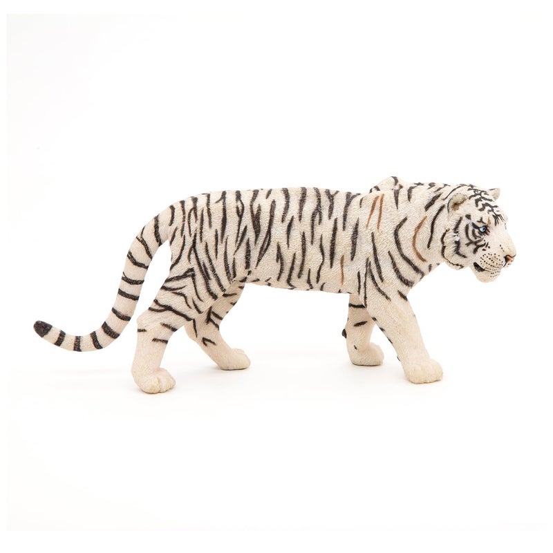 Papo - White Tiger - Realistic Figurine - for Ages 3+ - Wild Animal Kingdom Collection - Hand Painted - Highly Detailed - Durable and Educational - Gift Idea - Collectable - White Tiger Toy - Image 2