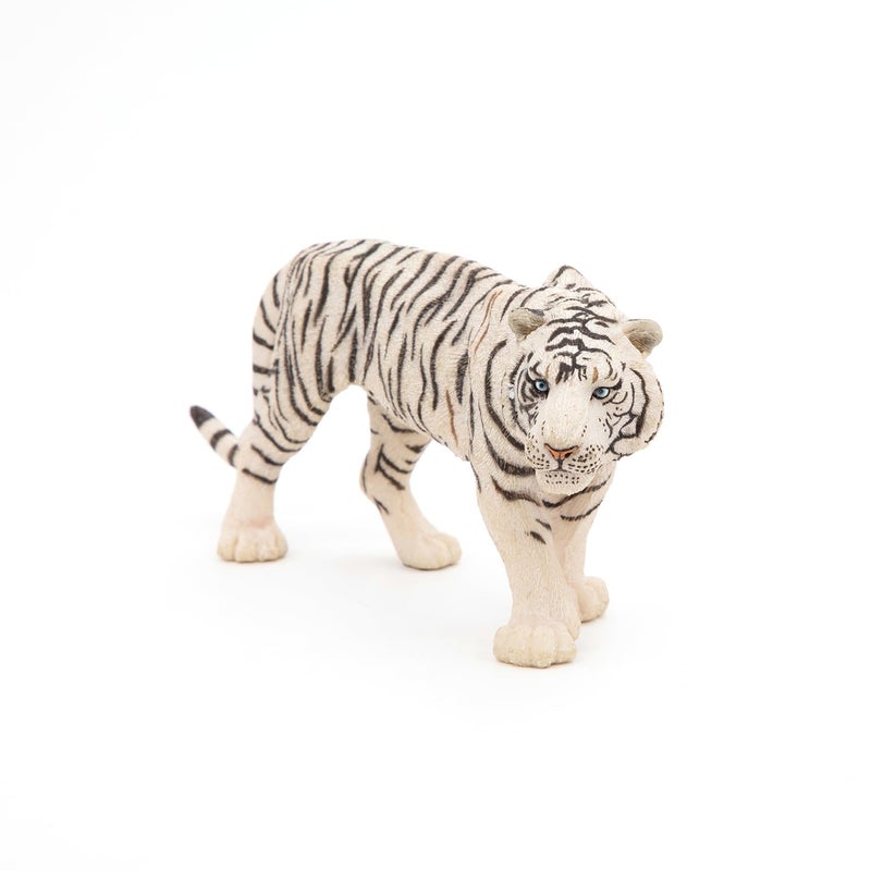 Papo - White Tiger - Realistic Figurine - for Ages 3+ - Wild Animal Kingdom Collection - Hand Painted - Highly Detailed - Durable and Educational - Gift Idea - Collectable - White Tiger Toy - Image 4