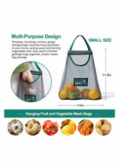 Y&D Reusable Fruit And Vegetable Hanging Storage Bag 2 pcs  - Image 3