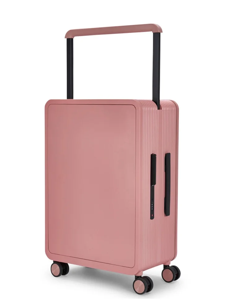LIMRA Travel Bag From Limra Made Of PC Luggage Trolley Size 24 inch Color Pink