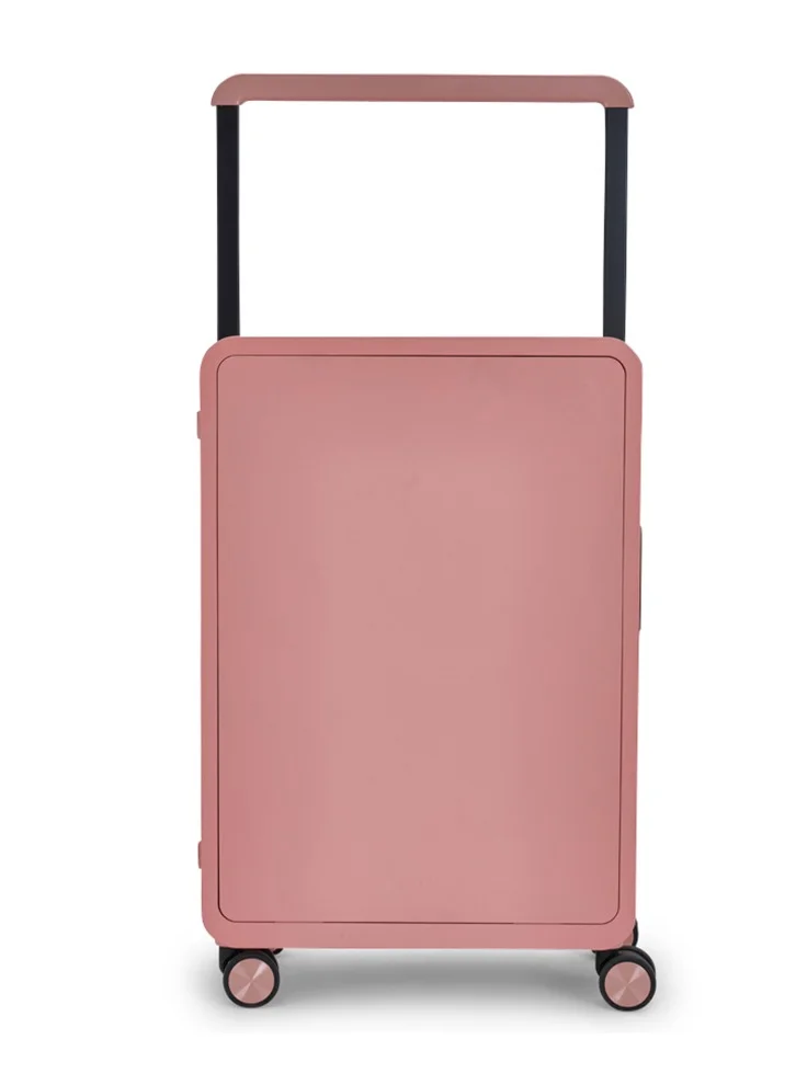 LIMRA Travel Bag From Limra Made Of PC Luggage Trolley Size 24 inch Color Pink