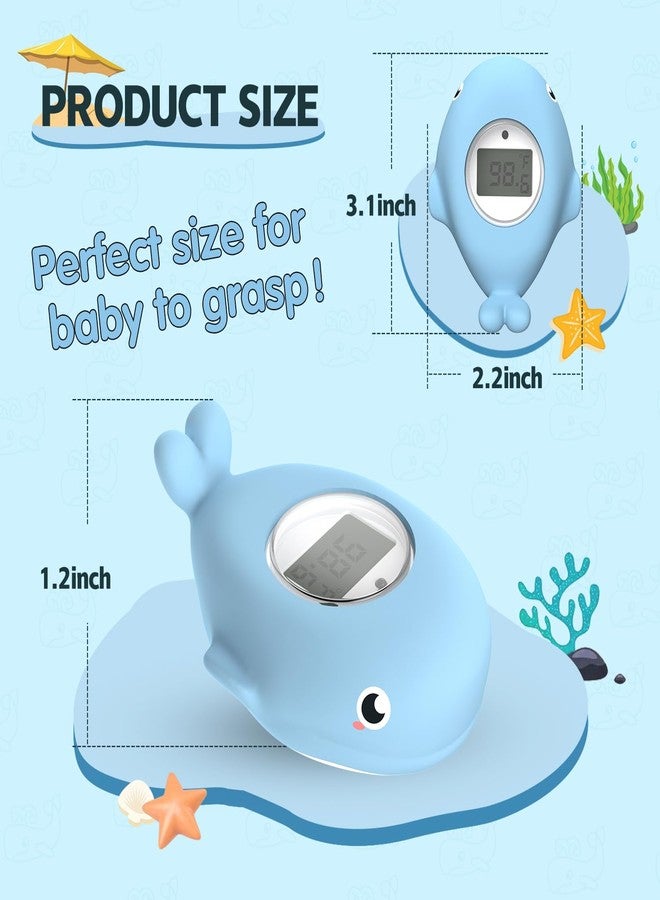 BabyElf Baby Bath Bathtub Thermometer for Infant - Safety Bath Tub Water Temperature Digital Thermometer - Floating Bathing Toy Gift for Kids Newborn Mother with Flashing Temperature Warning - Image 2